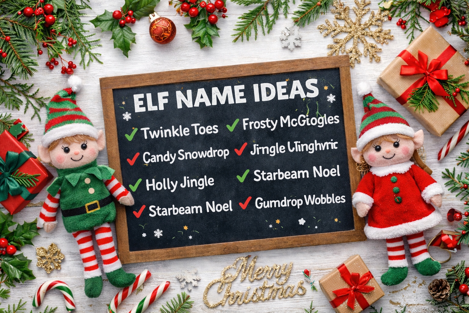 Elf Name Ideas for Christmas