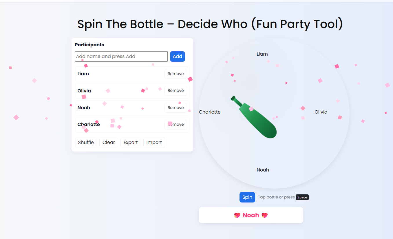 Spin the Bottle